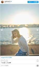 井桁弘恵、金髪でイメージ激変！　※「井桁弘恵」インスタグラム