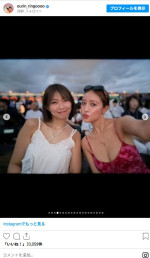 夏を満喫中の王林　※「王林」インスタグラム