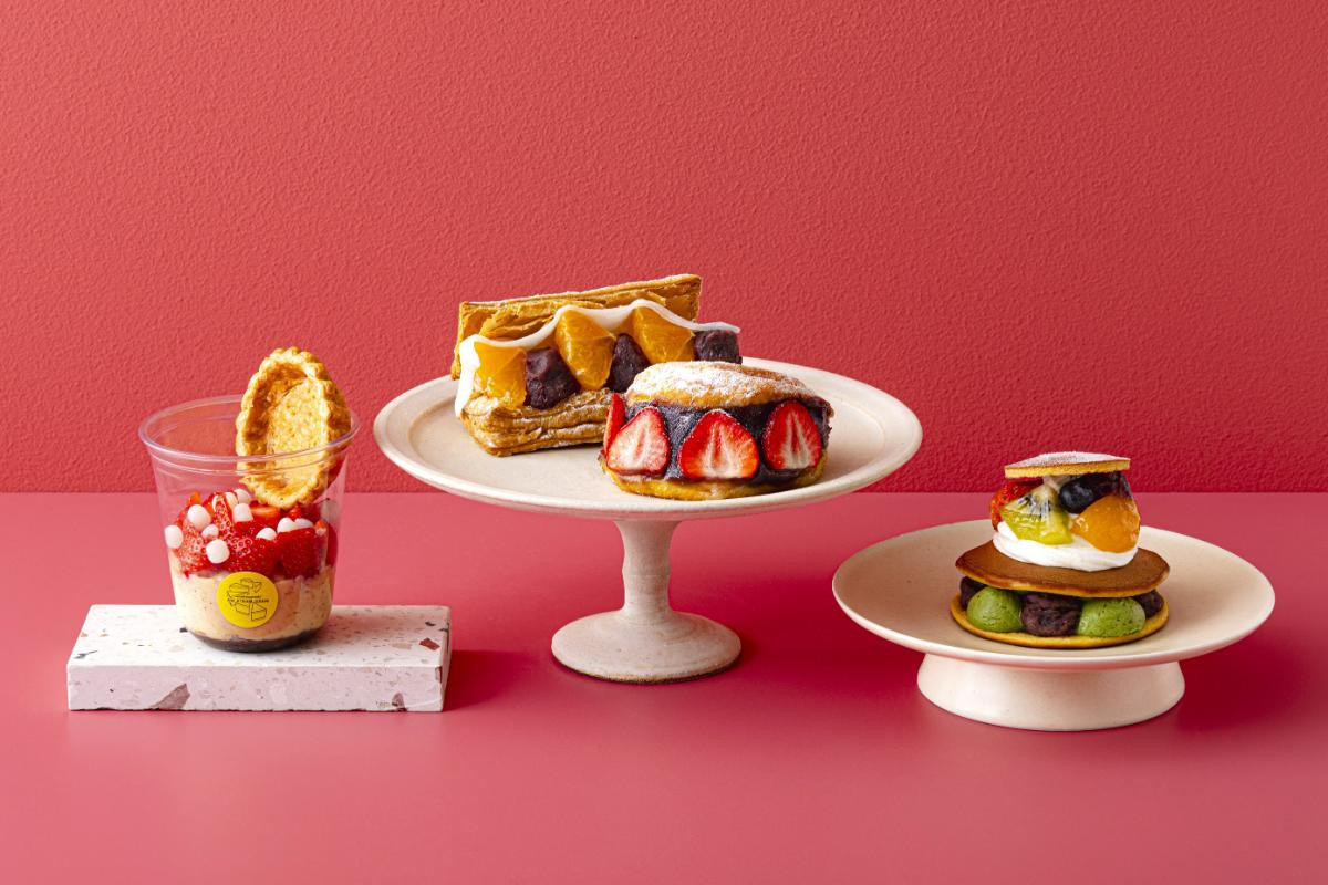 グランスタで「あんことフルーツ」フェア初開催へ! 和パフェやいちご大福など全21種のスイーツが集結