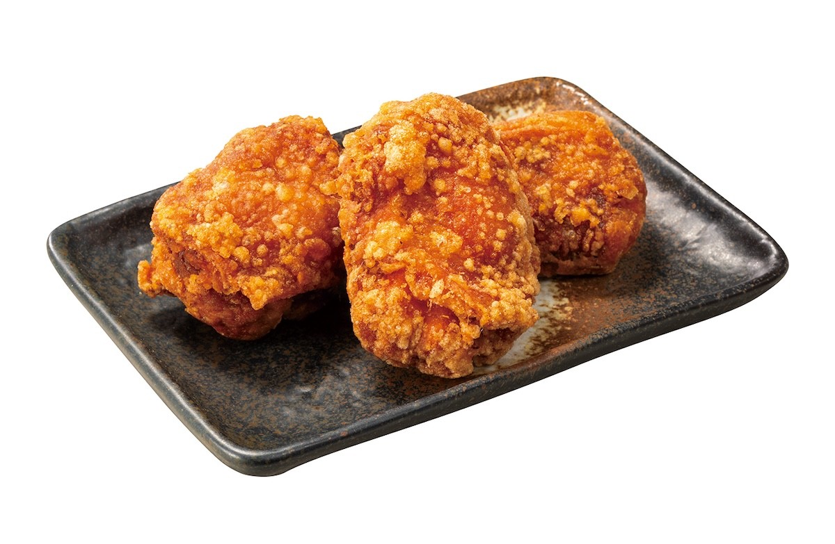 2025.1.22旨辛ガーリックからあげと豚キムチ定食