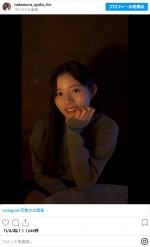 中村彩賀アナウンサー、近影　※「中村彩賀」インスタグラム