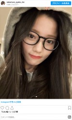 中村彩賀アナウンサー、近影　※「中村彩賀」インスタグラム