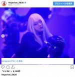 りんごちゃん、金髪の別人級変貌ショットを披露　※「りんごちゃん」インスタグラム