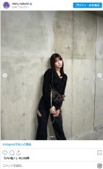 シックに決めた生見愛瑠の私服　※「生見愛瑠」インスタグラム