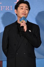 安田顕、映画『おいしくて泣くとき』完成披露試写会に登場