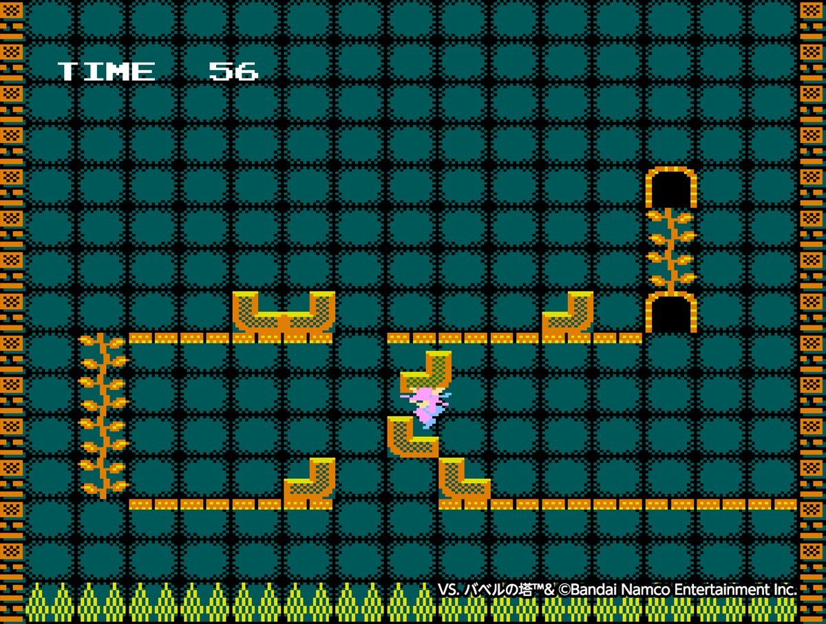 Switch／PS4『アーケードアーカイブス VS. バベルの塔』3月6日に配信　ブロックを積み上げてゴールを目指すアクションパズル