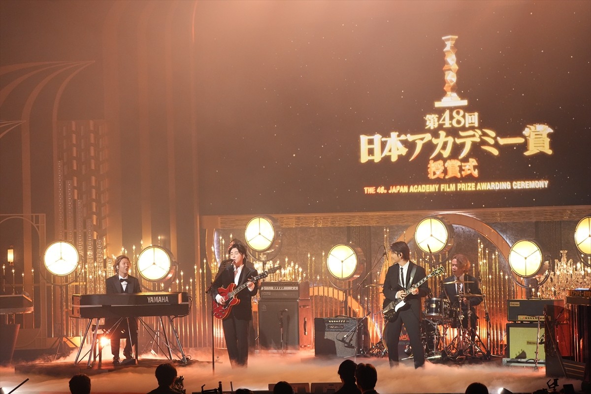 ＜第48回日本アカデミー賞＞新設「主題歌賞」のMrs. GREEN APPLE「映画に関わったすべての方々たちに最大のラブレターを送るつもりで」ポリシー語る