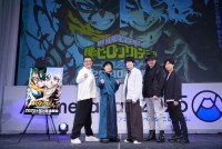 『僕のヒーローアカデミア FINAL SEASON』PLUS ULTRAステージに登壇した（左から）三宅健太、山下大輝、内山昂輝、大塚明夫、神谷浩史