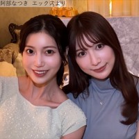 （左から）阿部なつき、雪平莉左　※「阿部なつき」エックス