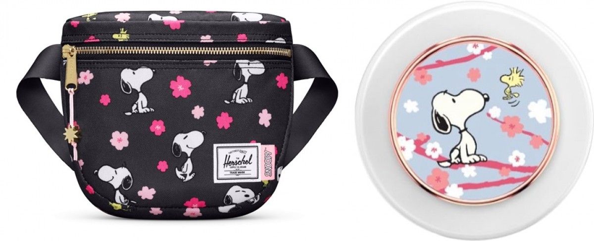 Apple×『PEANUTS』がコラボ！　スヌーピーと桜の「バッグ」や限定アクセサリーなど登場