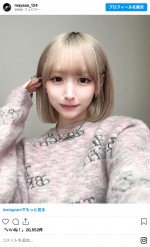 重川茉弥、ボブヘア姿を披露　※「重川茉弥」インスタグラム