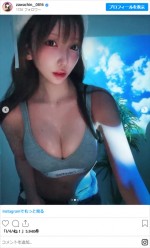 ざわちん、ソロショット　※「ざわちん」インスタグラム