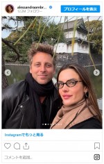 元ヴィクシーモデルが来日！桜が咲く皇居を探索し「こんにちは」と日本語で投稿	※「Alessandra Ambrosio」インスタグラム