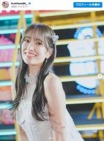 日向坂46・佐々木久美、卒業を改めて報告　金村美玖撮影のドレス姿に「綺麗すぎる」