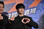映画『ベテラン 凶悪犯罪捜査班』緊急来日記者会見の様子