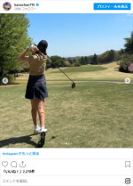 狩野舞子、ゴルフウェア姿　※「狩野舞子」インスタグラム
