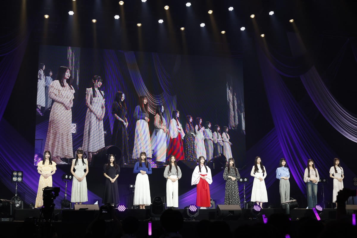 乃木坂46、6期生が初ステージ　⽮⽥萌華ら5人がセンターに　特技披露にファン歓声