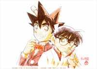 テレビアニメ『真・侍伝 YAIBA』×『名探偵コナン』青山剛昌描き下ろしコラボビジュアル