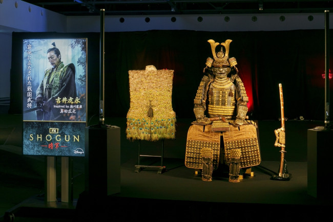 「大阪・関西万博」での『SHOGUN 将軍』甲冑・衣装特別展示の様子