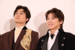 ミュージカル『フランケンシュタイン』初日囲み取材の様子