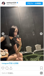 スタイル抜群な佐藤かよの近影に反響　※「佐藤かよ」インスタグラム