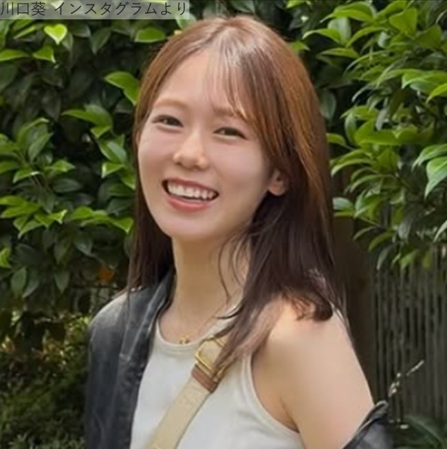 川口葵、近影　※「川口葵」インスタグラム