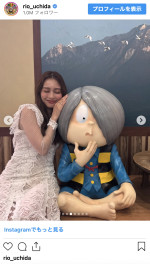 内田理央、シースルー白ドレスのオフショットを披露　※「内田理央」インスタグラム