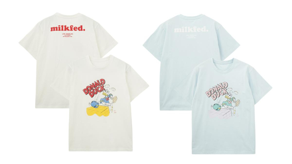 ドナルドダック「MILKFED．」とコラボ！ ポップな世界観を表現した 