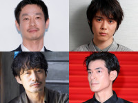 （左上から時計回りに）加瀬亮、細田佳央太、中島歩、竹野内豊