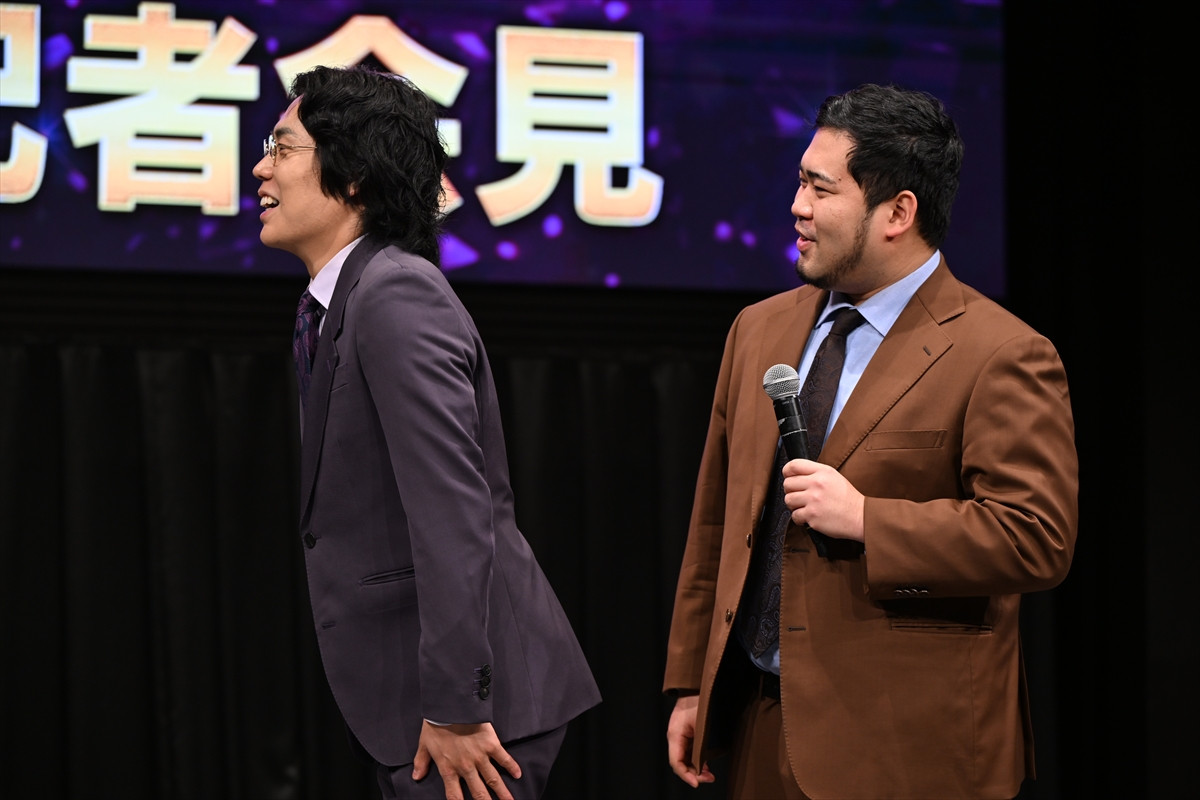 令和ロマンがコンビで記者会見に登場　ちょんまげラーメンはラストイヤーへの思いを語る　『M-1グランプリ2025』会見