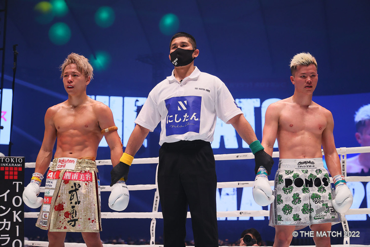 『THE MATCH 2022』 激闘を終えたばかりの2人