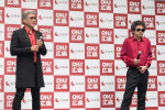 奥田民生＆吉川晃司、広島県新大型プロジェクト「OK!!広島」記者発表会に登場