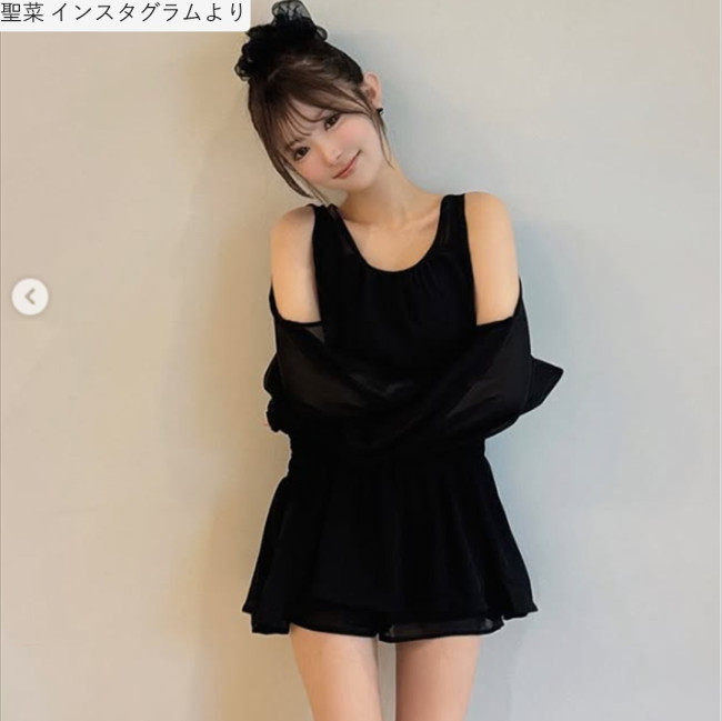 聖菜、近影 ※「聖菜」インスタグラム
