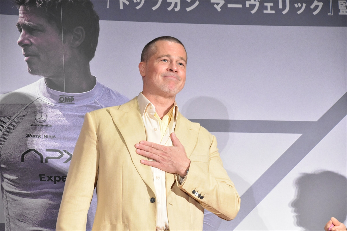 ブラッド・ピット「空はトムに任せる」　旧友トム・クルーズとの再会に喜び