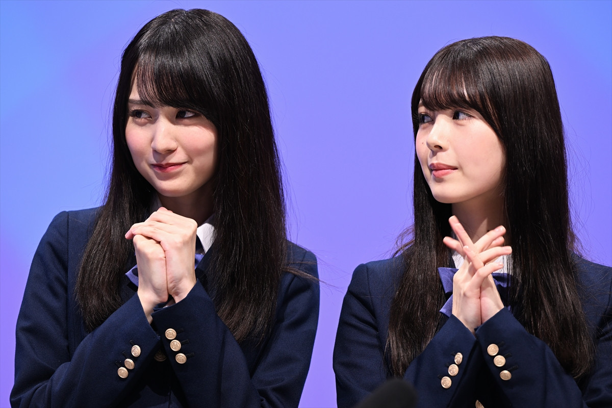 乃木坂46・賀喜遥⾹＆筒井あやめ、制服姿で登場　W主演ドラマで青春を感じる