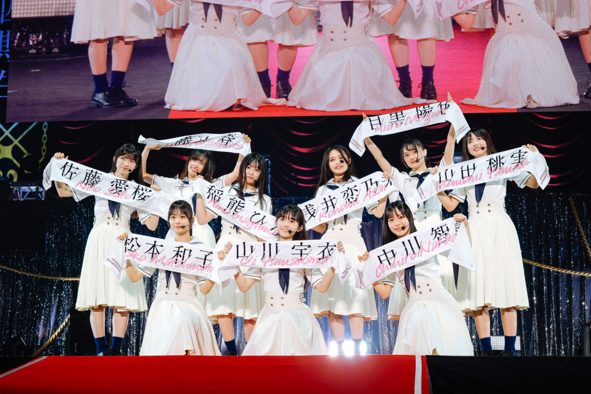 櫻坂46・四期生が初ライブ開催　「死んだふり」センターは山田桃実　ドーム公演出演発表のサプライズも