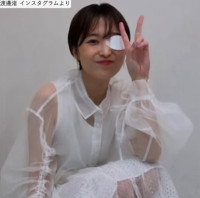渡邊渚、近影　※「渡邊渚」インスタグラム