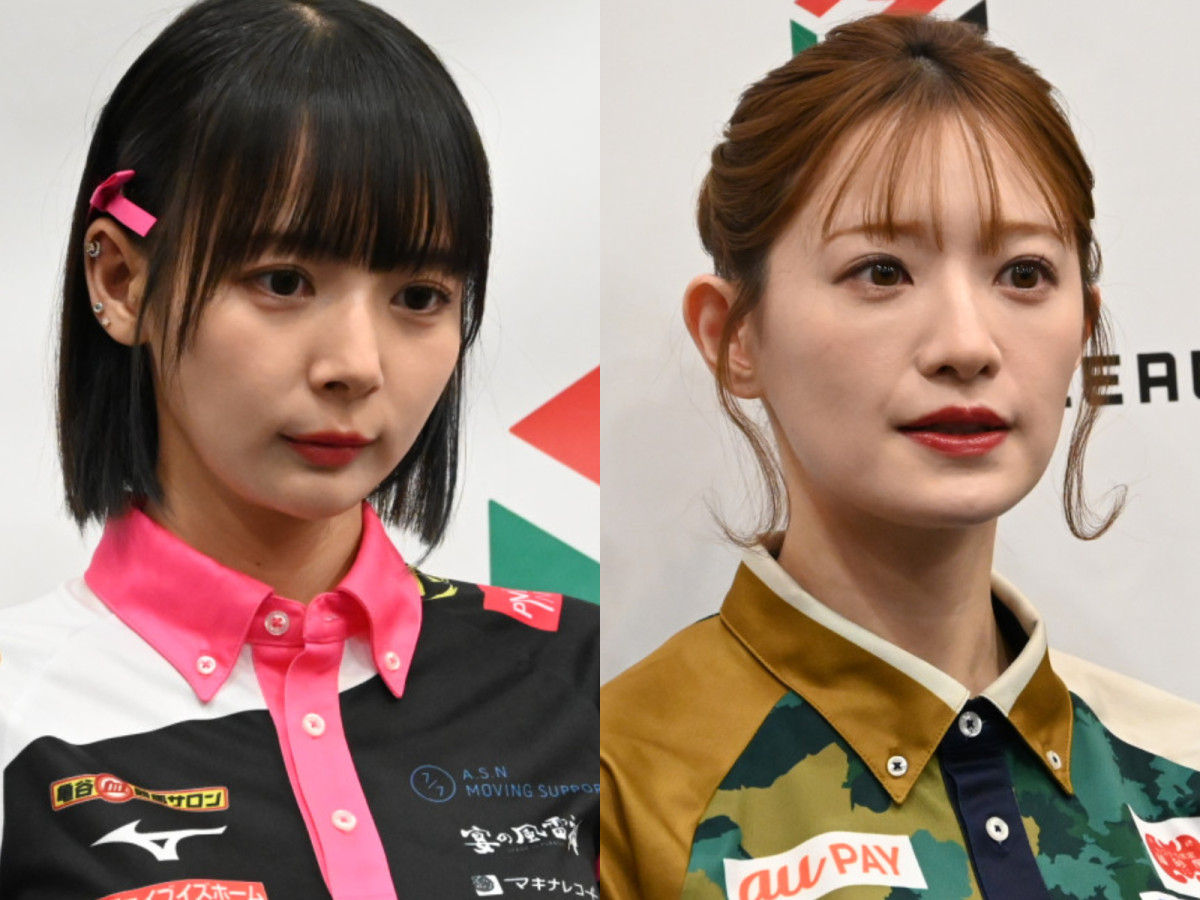 すでに「Mリーグ」の舞台で戦っている（左から）岡田紗佳、中田花奈。彼女たちに続く芸能人は今季現れるのか？