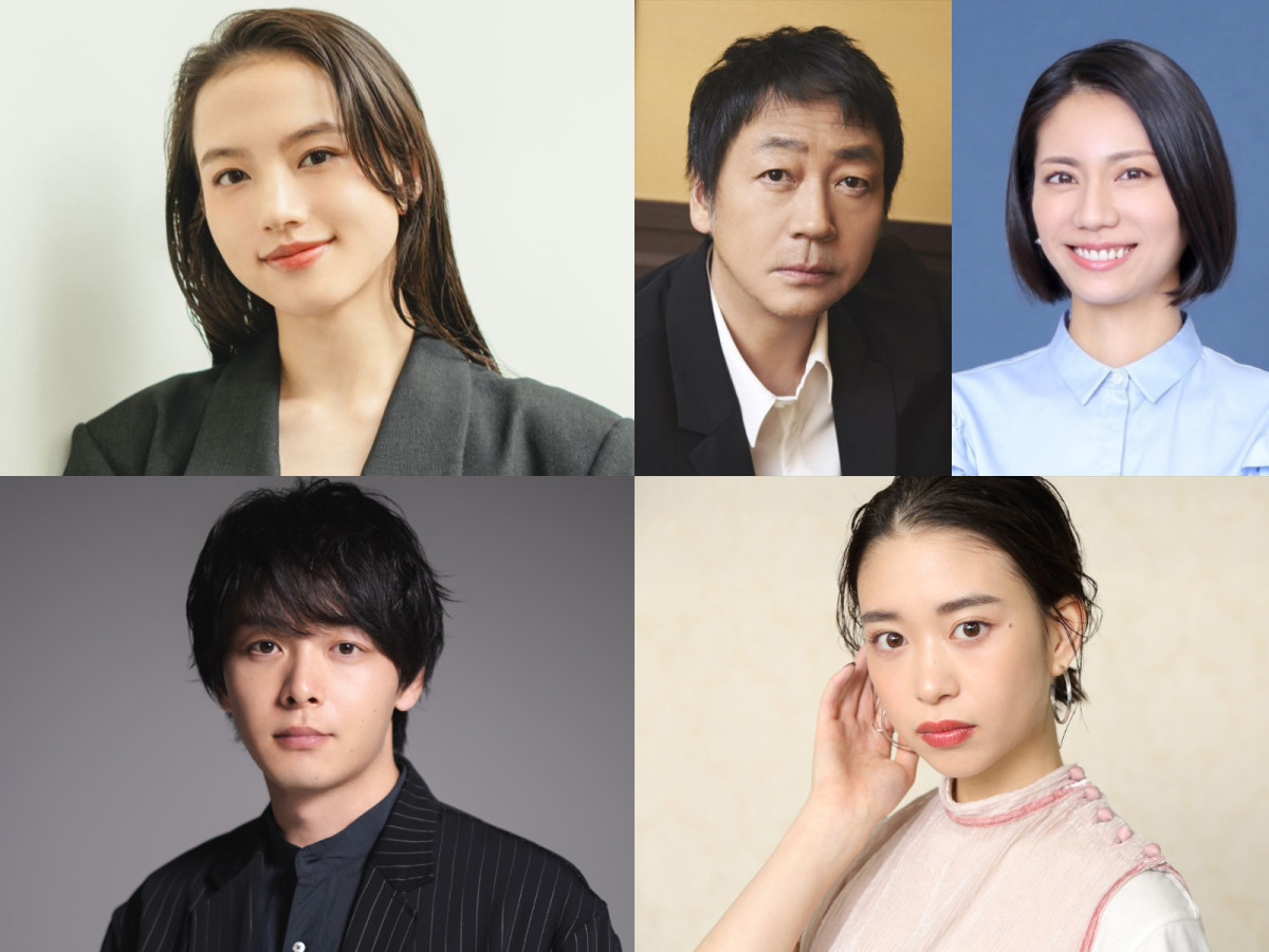 2025年7月期ドラマを彩る主演キャスト陣(左上から時計回りで、清原果耶、大森南朋、松下奈緒、森川葵、中村倫也)