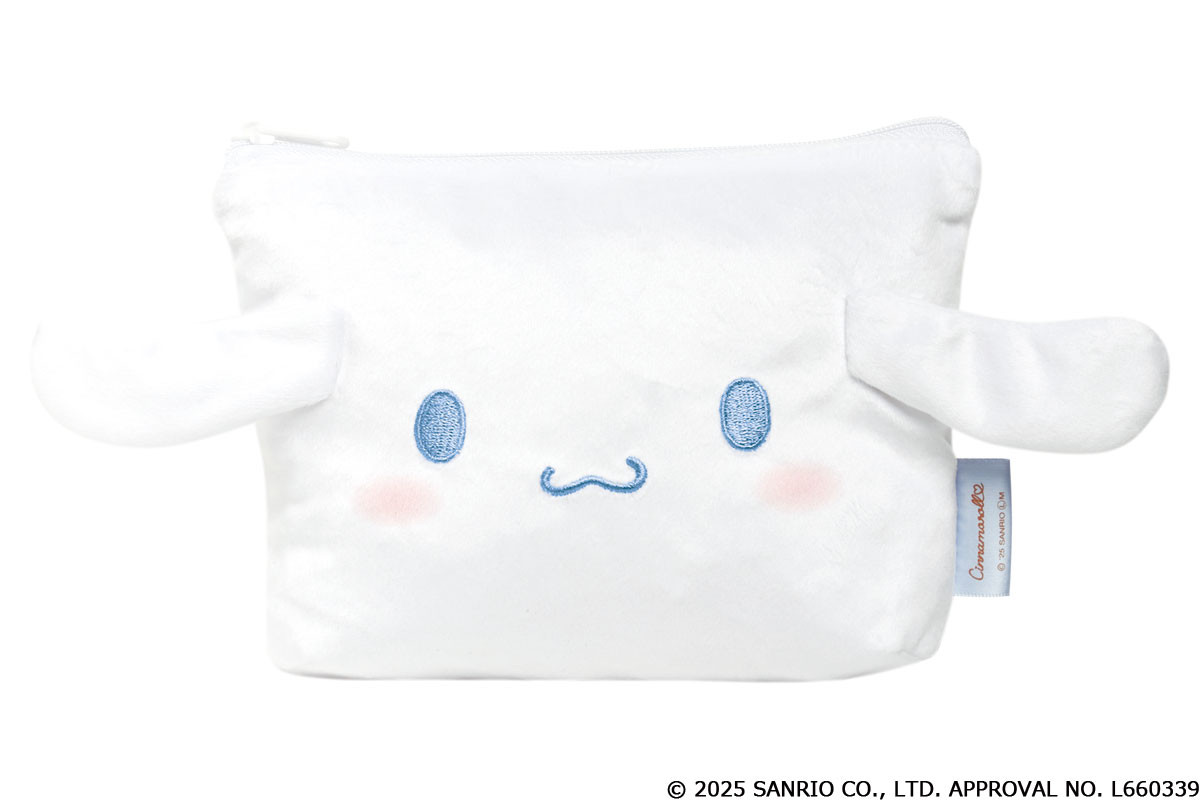 サンリオ“新作カプセルトイ”登場！　パステルカラーの「ふわふわFACE台形ポーチ」全6種