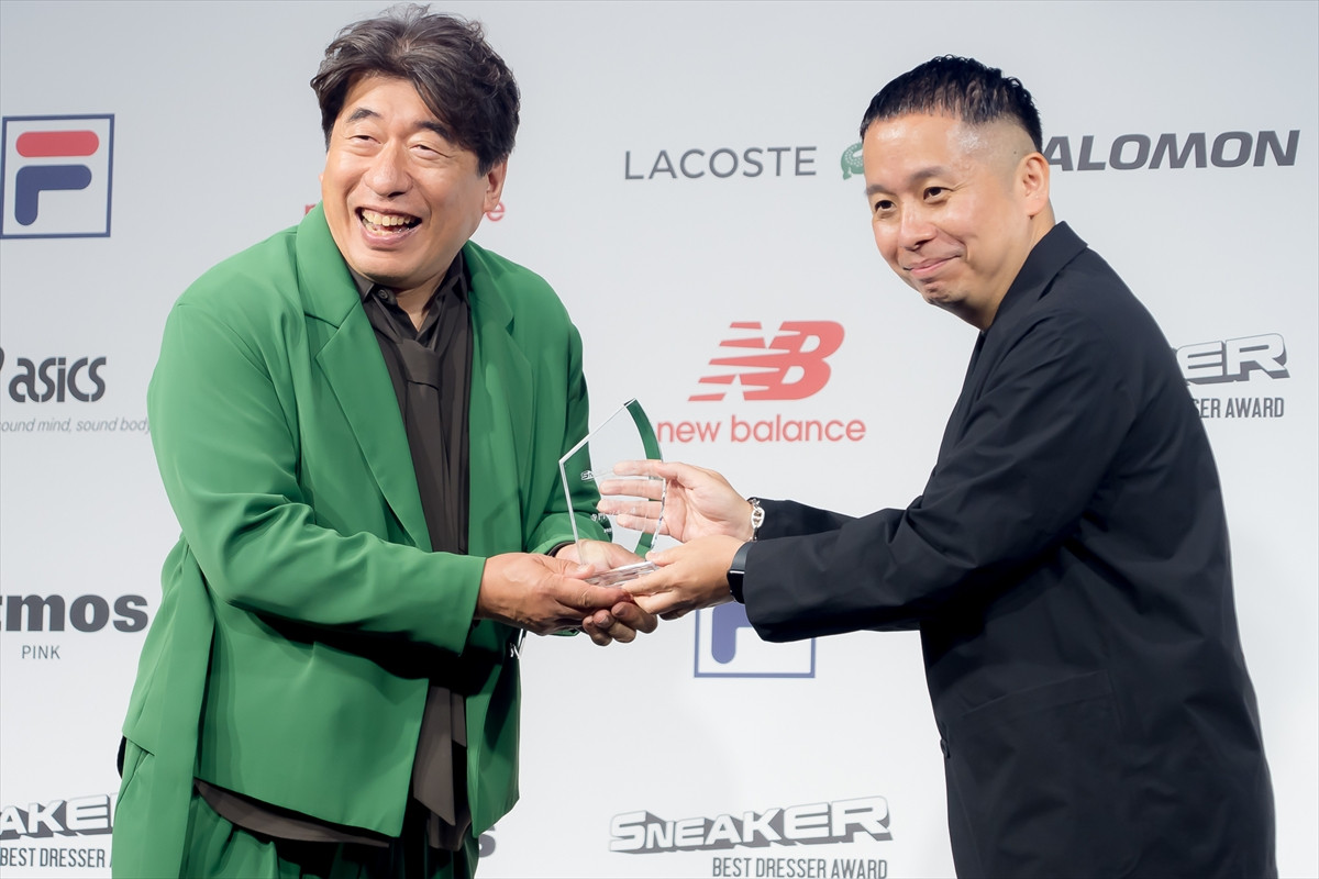 パンサー・尾形貴弘、スニーカーベストドレッサー賞受賞に大喜び「ドッキリじゃないですよね？」