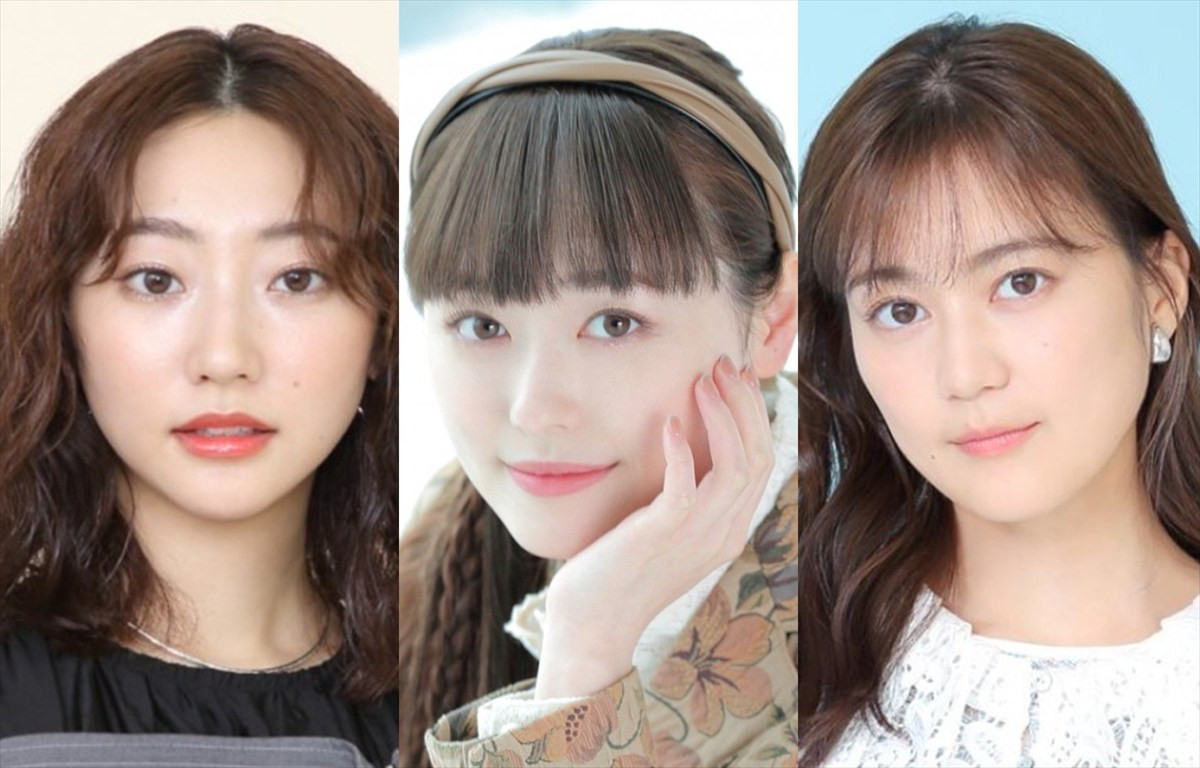 (左から)武田玲奈、福原遥、生田絵梨花