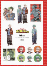 『MEN’S NON‐NO』2025年8・9月合併号通常版・増刊〈SPECIAL EDITION〉 につく『僕のヒーローアカデミア』原作イラストステッカー