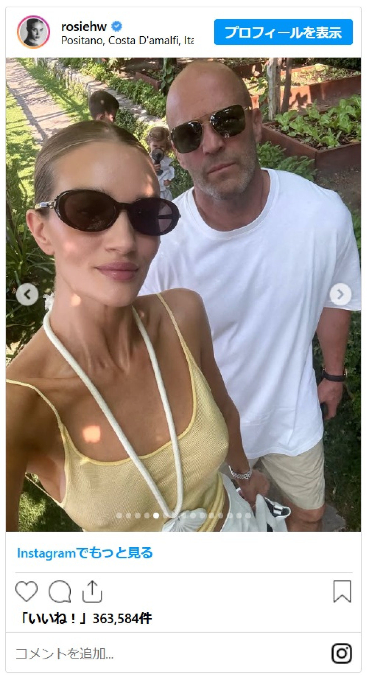 コワモテ俳優ジェイソン・ステイサム、キュートな子どもたちと写る家族写真を大量にシェア！　パパモード全開な様子に胸キュン