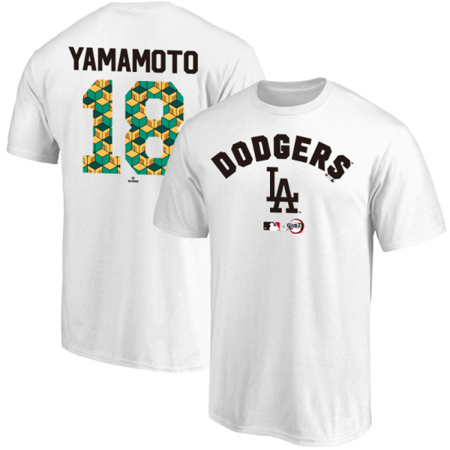 写真）『鬼滅の刃』×MLBコラボTシャツが登場！ 炭治郎ら4人の