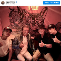 （左から）高良健吾、西岡徳馬、椎名桔平、山崎育三郎　※「椎名桔平」インスタグラム