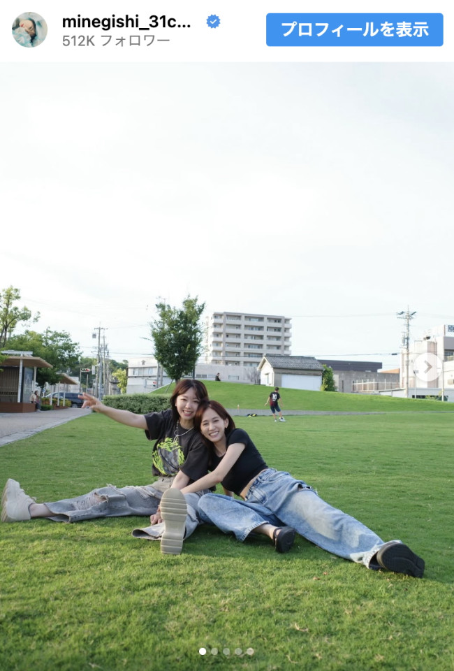 峯岸みなみ、前田敦子とのオフショットを公開 ※「峯岸みなみ」インスタグラム