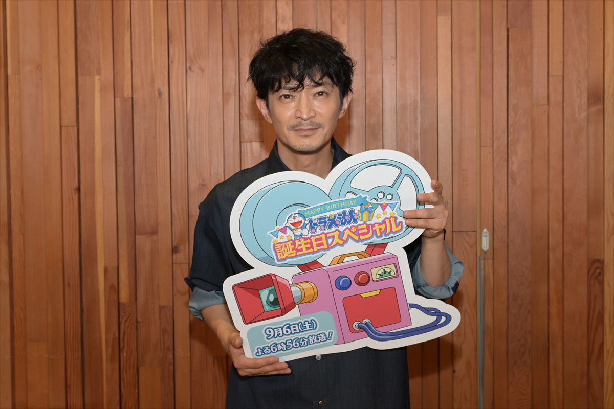 津田健次郎、念願の『ドラえもん』初出演！　9.6放送「誕生日スペシャル」＆直前のレギュラー放送にも登場