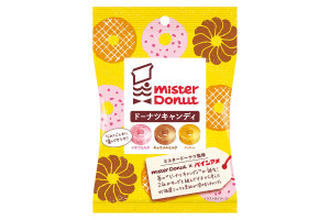 「ミスド」ドーナツの味わいを再現したキャンディ発売へ！ 「パインアメ」のパインと初コラボ