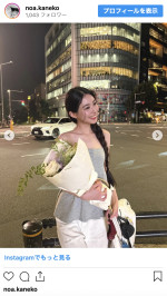 金子のあ、色香ただようソロショット　※「金子のあ」インスタグラム